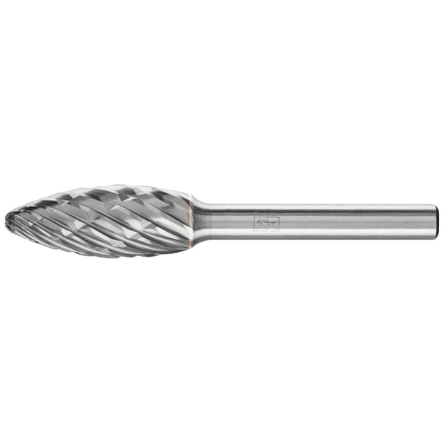PFERD TOOLS Hartmetall Hochleistungsfrässtift CAST Flamme B Ø 12x30mm Schaft-Ø 6 mm für Gußeisen