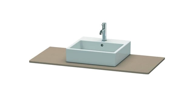 Duravit Konsole XSquare 80x55cm, Leinen, mit 1 Ausschnitt