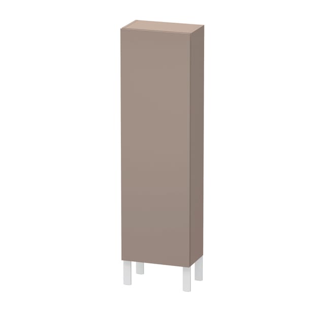 Duravit Halbhochschrank L-Cube 40x24,3x132cm, Tür rechts, basalt matt