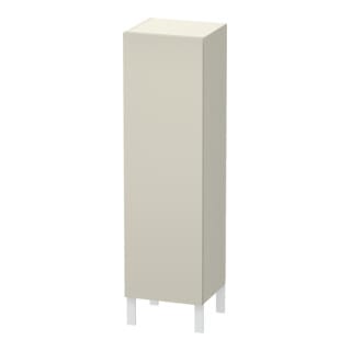 Duravit Halbhochschrank L-Cube 40x36,3x132cm, Tür links, taupe matt