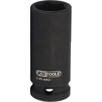 KS Tools 1.1/2" Sechskant-Kraft-Stecknuss, lang, 62mm