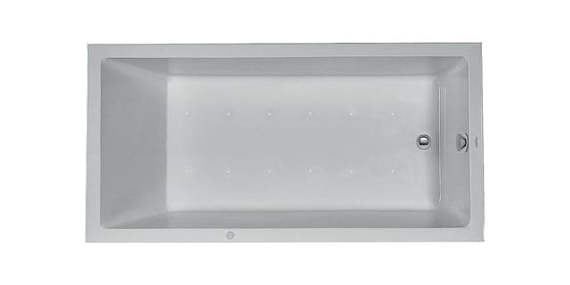 Duravit Whirlwanne Starck 180x90cm, EB-Version, 1 RS, we., Air-Sys