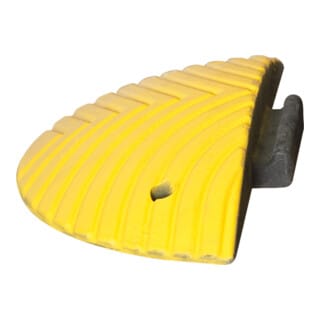 Moravia Fahrbahnschwelle TOPSTOP 5-RE gelb Abschlusselement mit Zapfen 500 x 250 x 70 mm
