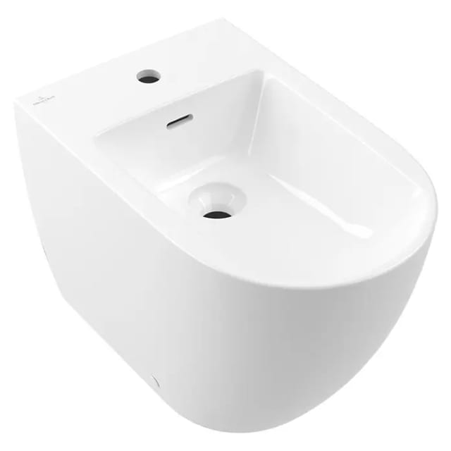 V&B Stand-Bidet Subway 3.0 37x59,5cm, 1 Hahnl., m ÜL, weiß C-plus