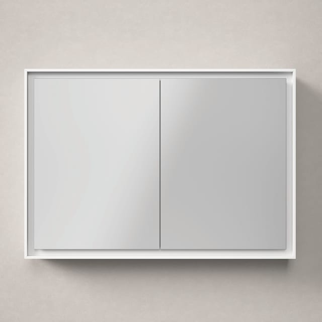Duravit Spiegelschrank L-Cube 100x70x15,5cm, graph matt, rechts//links