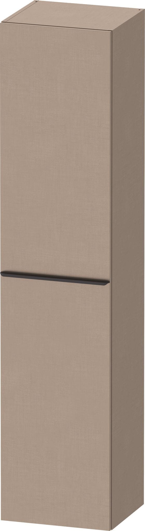 Duravit Hochschrank D-Neo 40x36cm, 1 Tür, 5 Bö, An R, sw/Leinen