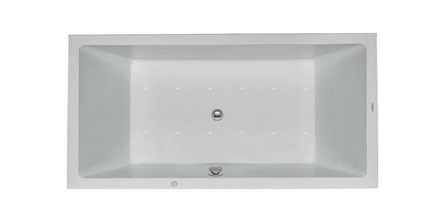 Duravit Whirlwanne Starck 180x90cm, EB-Version, 2 RS, we., Air-Sys