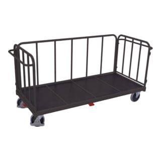 VarioFit Dreiwandwagen mit senkrechten Streben RAL 7016
