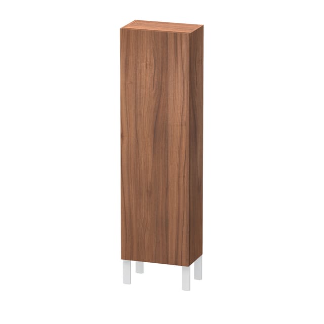 Duravit Halbhochschrank L-Cube 40x24,3x132cm, Tür re, nussbaum natur