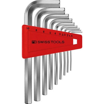PB Swiss Tools Winkelschraubendreher- Satz im Kunststoffhalter 9-teilig 1,5-10mm