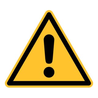 Eichner Warnschild Allgemeines Warnzeichen 20 cm