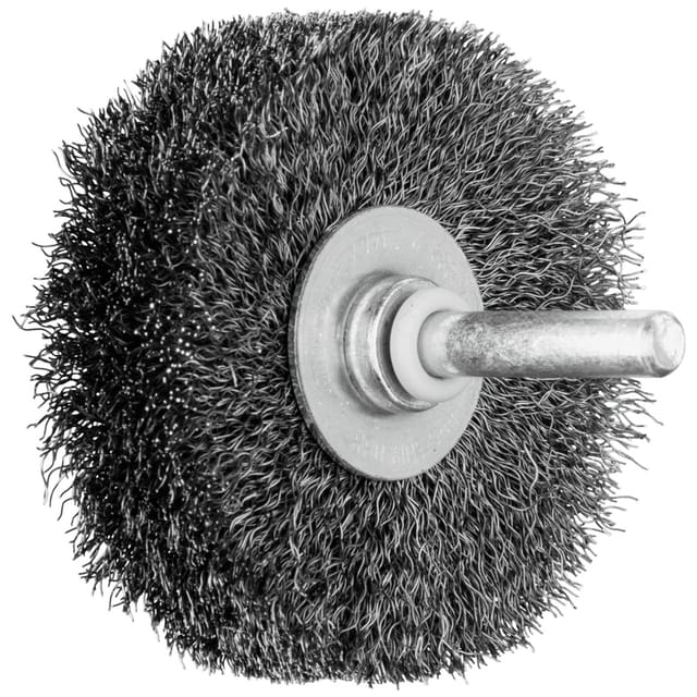 PFERD TOOLS Rundbürste ungezopft RBU Ø60x15 mm Schaft-Ø6 mm Stahl-Draht-Ø0,20