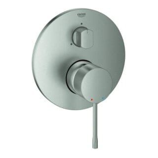 Grohe Fertigmontageset Essence UP-EHM, m 3-Wege-Umstellung, supersteel