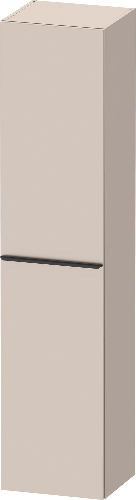 Duravit Hochschrank D-Neo 40x36cm, 1 Tür, 5 Bö, An R, sw/Taup ma