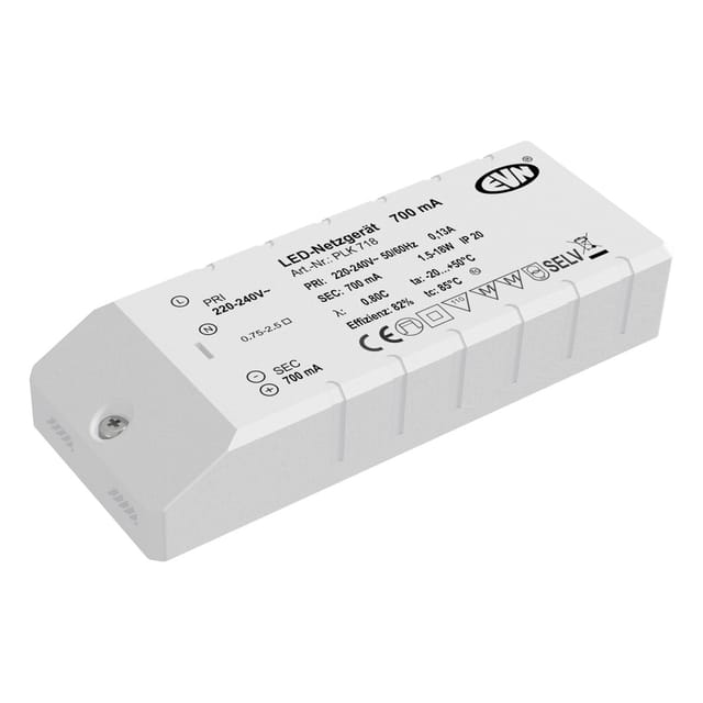 EVN Lichttechnik LED-Netzgerät 700mA 1, 5-18 Watt PLK 718