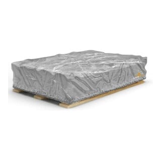 Bio Green Palettenabdeckhaube, Silbergrau