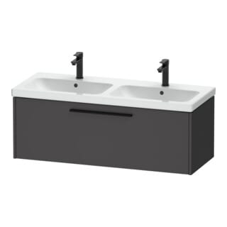 Duravit Waschtischunterschrank D-Code 118,4x40x46cm, 1 Ausz., graph ma, Gr. sw