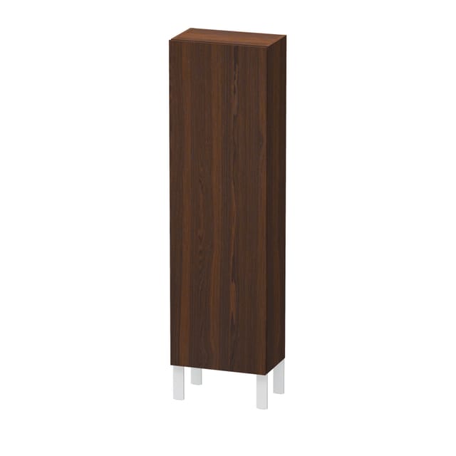 Duravit Halbhochschrank L-Cube 40x24,3x132cm, Tür re, Nussb gebürstet