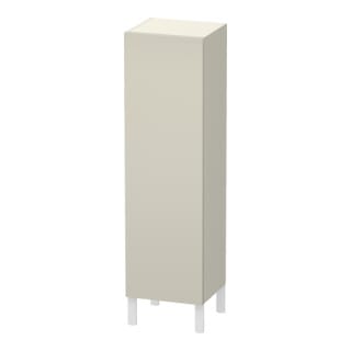 Duravit Halbhochschrank L-Cube individual, Tür rechts, taupe matt