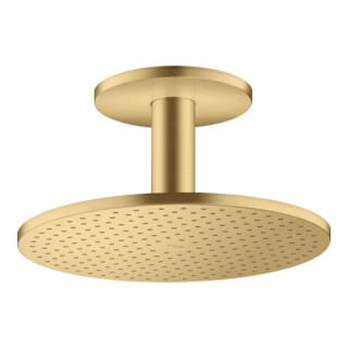 hansgrohe Kopfbrause 300 1jet Axor mit Deckenanschluss, brushed gold optic