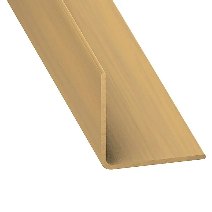Kantoflex Winkelprofil (1.000 x 10 x 10 mm, Stärke: 1,5 mm, Kunststoff, Eiche)