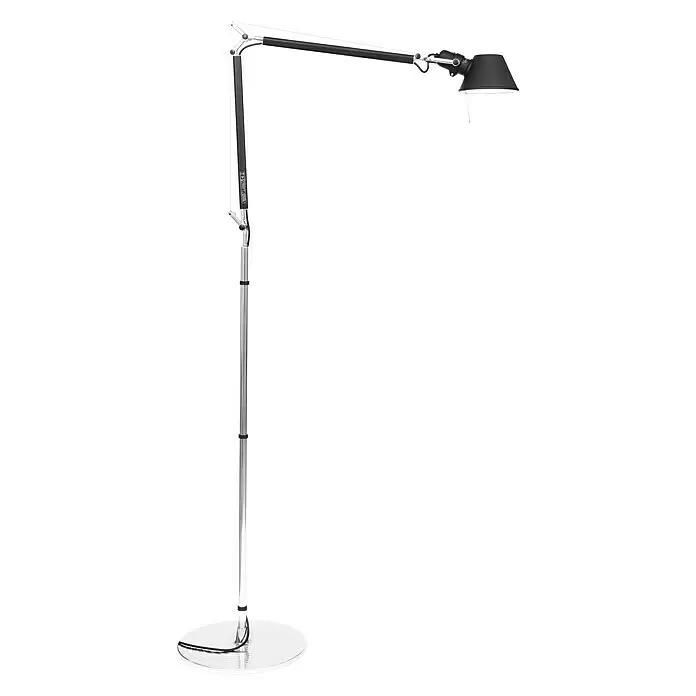 Artemide Stehleuchte Tolomeo Terra (Höhe: 226 cm, Farbe Gehäuse: Schwarz, Silber)