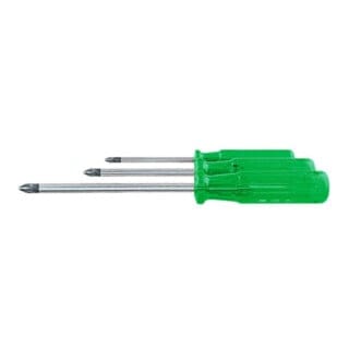 PB Swiss Tools Pozidriv-Schraubendreher-Satz, mit Kunststoffheft, 7-teilig