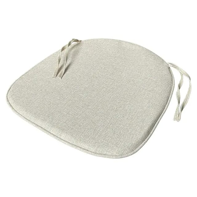 Feros Sitzkissen (L x B x H: 42 x 42 x 2 cm, Polyester, Beige, Passend für: Gartenstuhl Crossback)