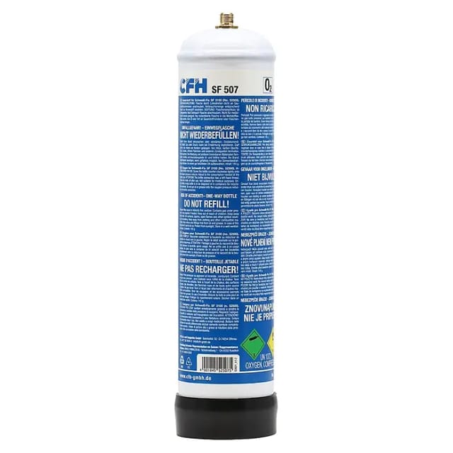 CFH Sauerstoff-Flasche SF 507 (950 ml, Druck: 116 bar)