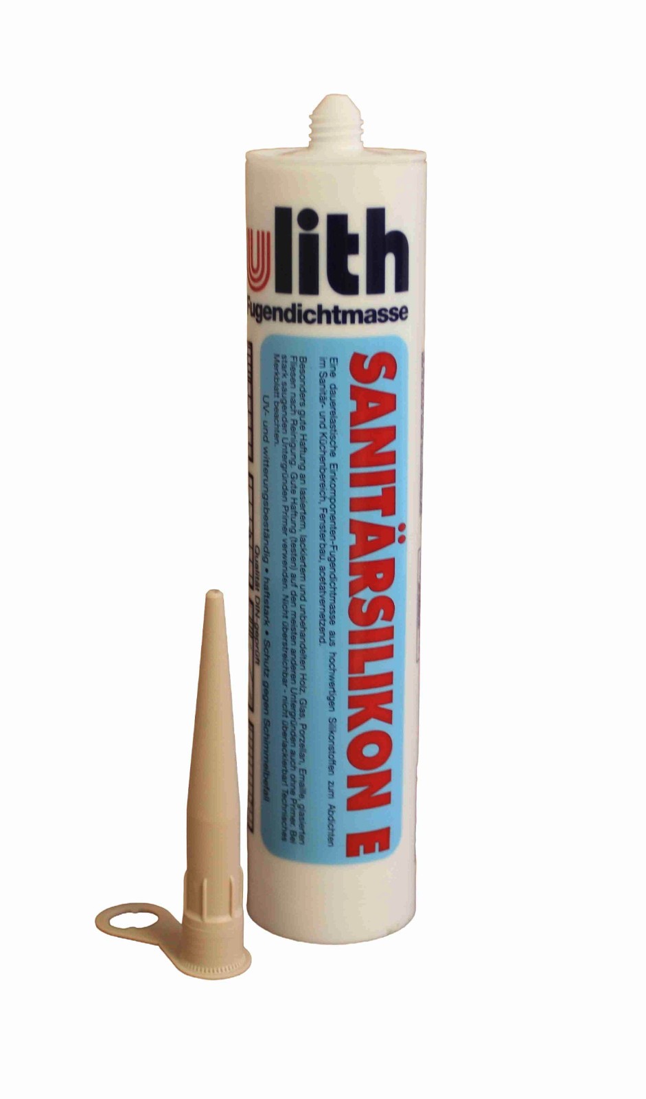 Ulith Fugendichtmasse 300ml Sanitärsilikon Sanitärsilicon pergamon Restposten Bild 5