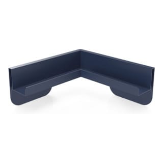 Magnetoplan Eck-Ablageleiste für Infinity Wall, Kobaltblau RAL 5013