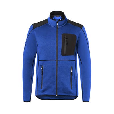 Strickjacke kbl.blau/schwarz Form 1443 Größe 3XL