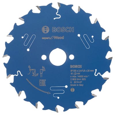 Bosch Kreissägeblatt Expert for Wood 130 x 20 x 2,4 mm 16