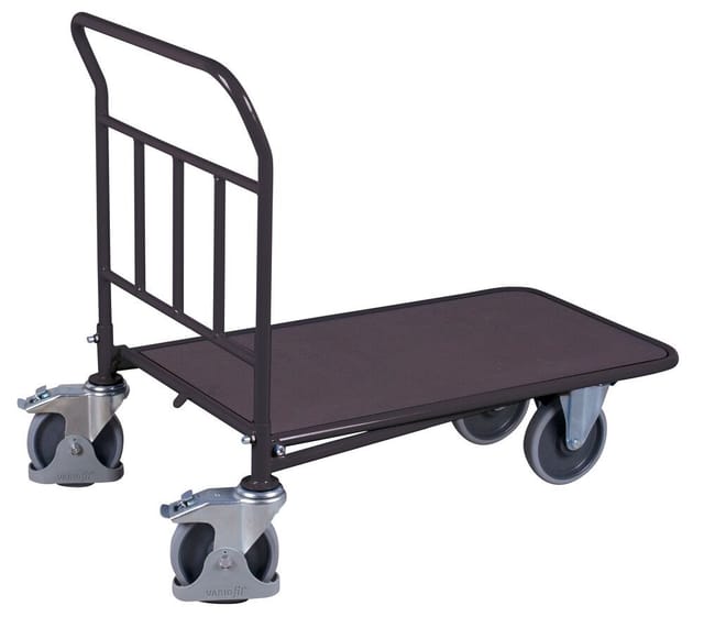 Cordes Wagen mit Ladefläche Siebdruckplatte RAL 7016