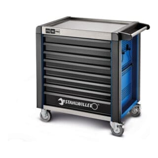 Stahlwille Werkstattwagen 98/8 PRO 8 Schubl. 651 x 1001 x 1020 mm blau, RAL 270 30 35