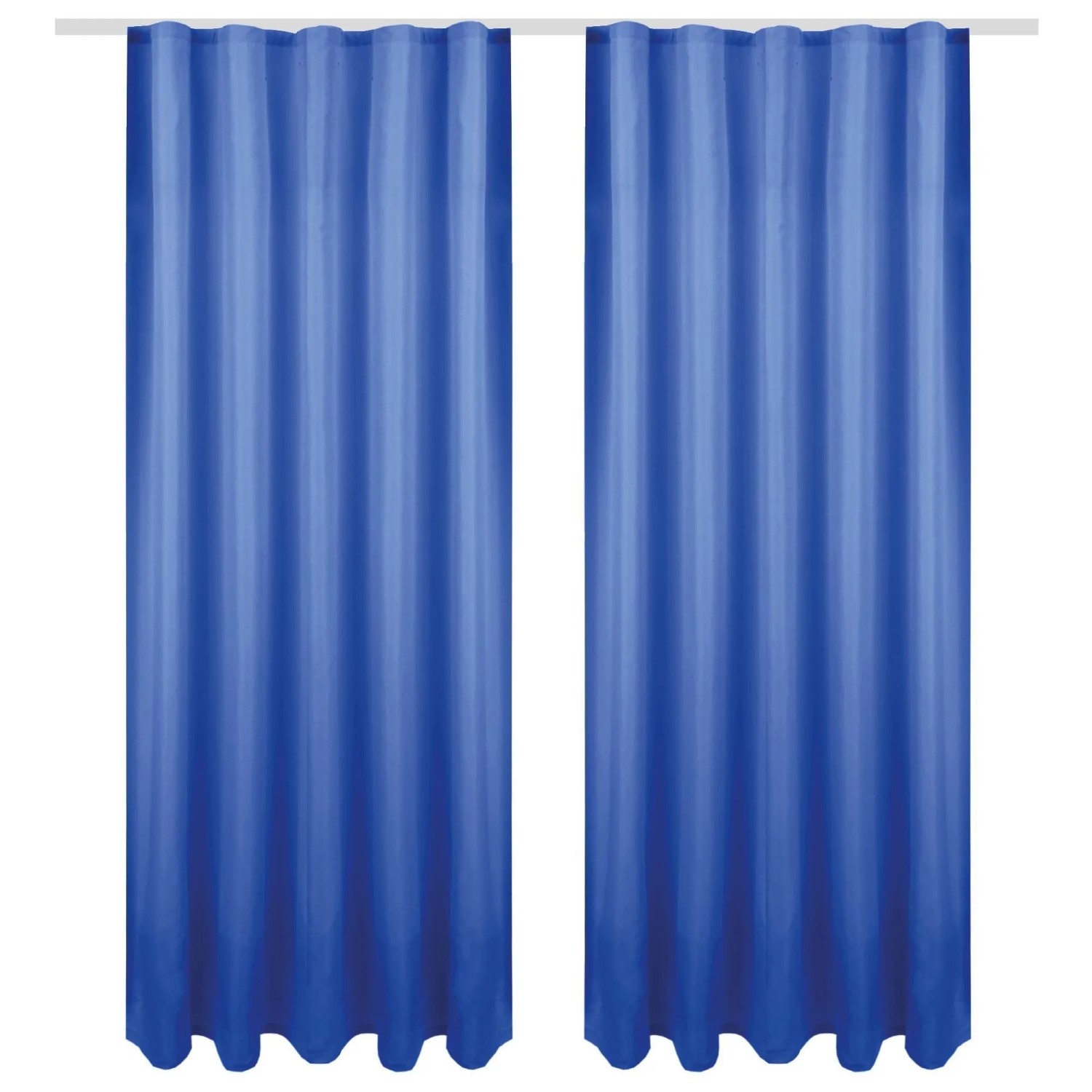 Bestgoodies Dekoschal Ellen Universalband Blickdicht 2er Pack 140 cm x 245 cm Blau