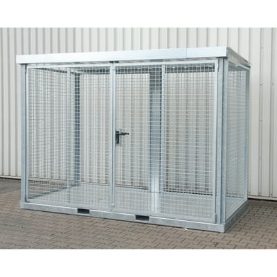 Bauer Südlohn Gasflaschen-Container GFC-E/T M4, feuerverzinkt