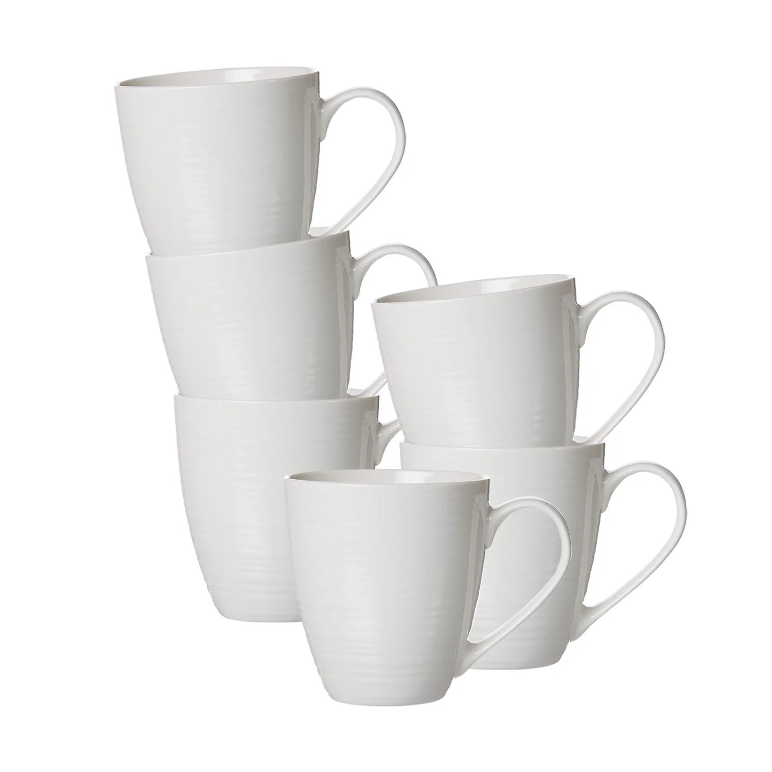 Ritzenhoff & Breker Suomi XXL Jumbobecher 550 ml 6er Set Cremeweiß