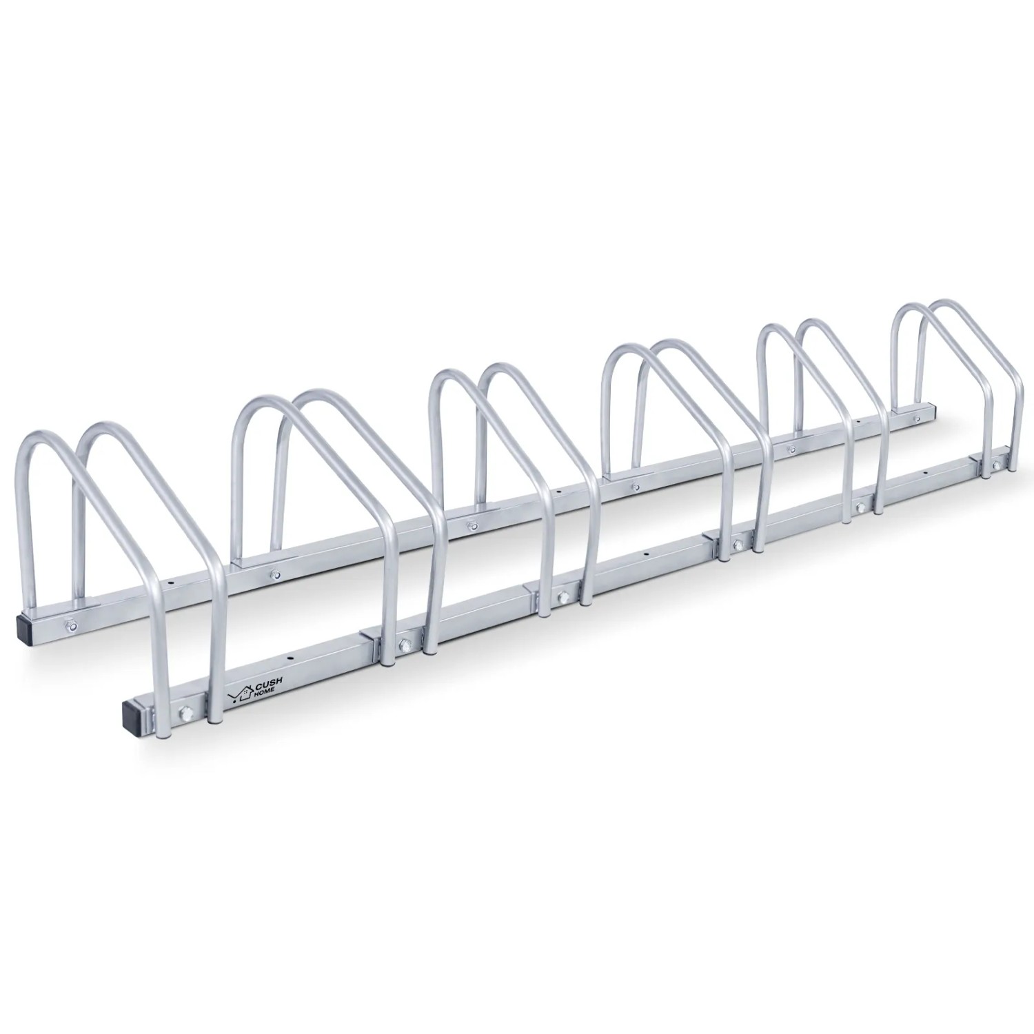 CCLIFE Fahrradständer Boden für 6 Fahrräder mit Reifenbreiten bis 65mm