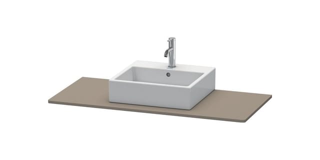 Duravit Konsole XSquare 80x55cm, flan. Gr s-matt, m 1 Ausschnitt