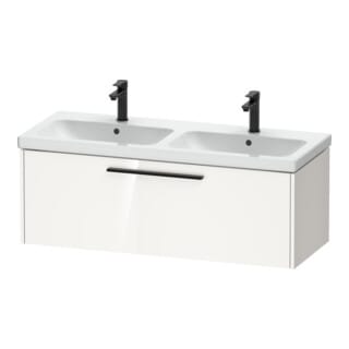 Duravit Waschtischunterschrank D-Code 118,4x40x46cm, 1 Ausz., we. hgl, Gr. sw