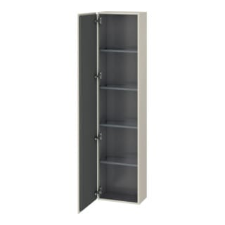 Duravit Hochschrank L-Cube 40x24,3x176cm, Tür links, taupe matt