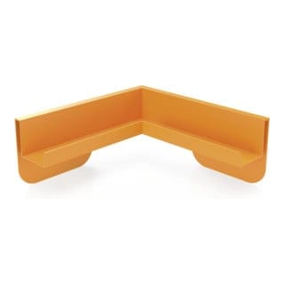 Magnetoplan Eck-Ablageleiste für Infinity Wall, Melonengelb RAL 1028