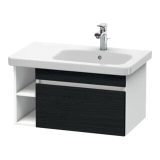 Duravit Waschtischunterschrank DuraStyle 73x44,8cm, B re, Ei sw/we ma, 1 Ausz.