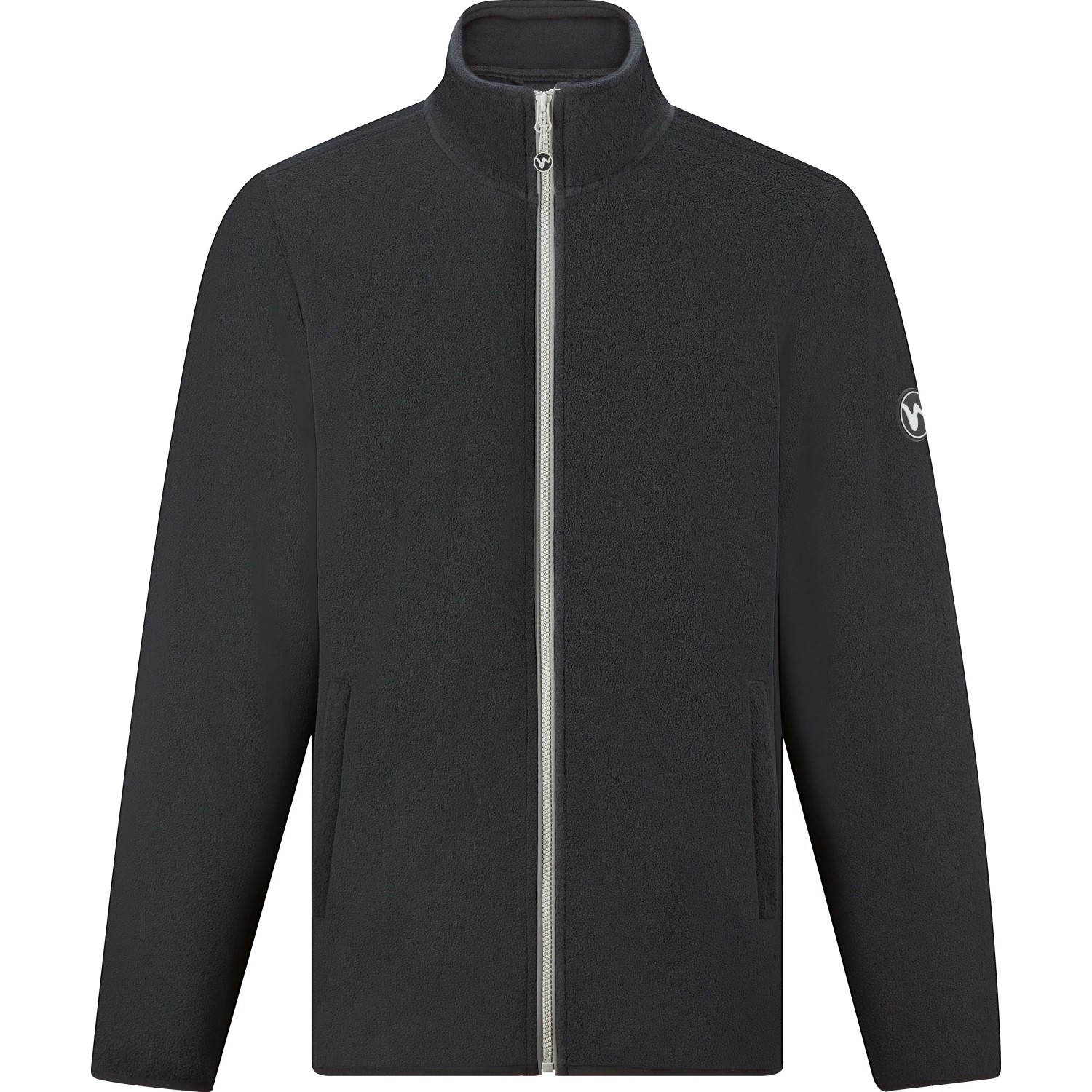 Fleece-Jacke Schwarz Größe XL