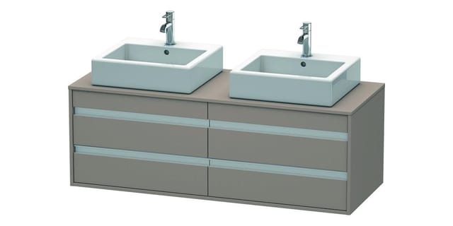 Duravit Waschtischunterschrank Ketho 140x55x49,6cm, f AWT, 4 La, B bs, ba ma