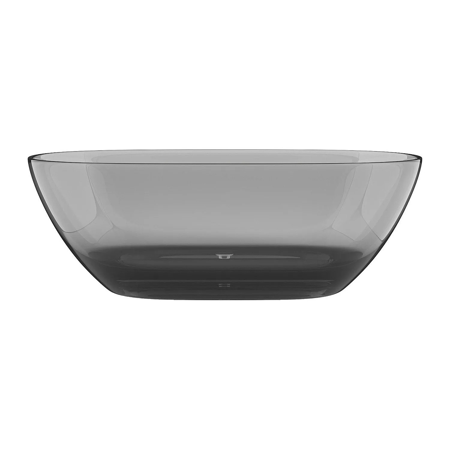 Vente-unique Freistehende Badewanne Spavo Grau 160 cm