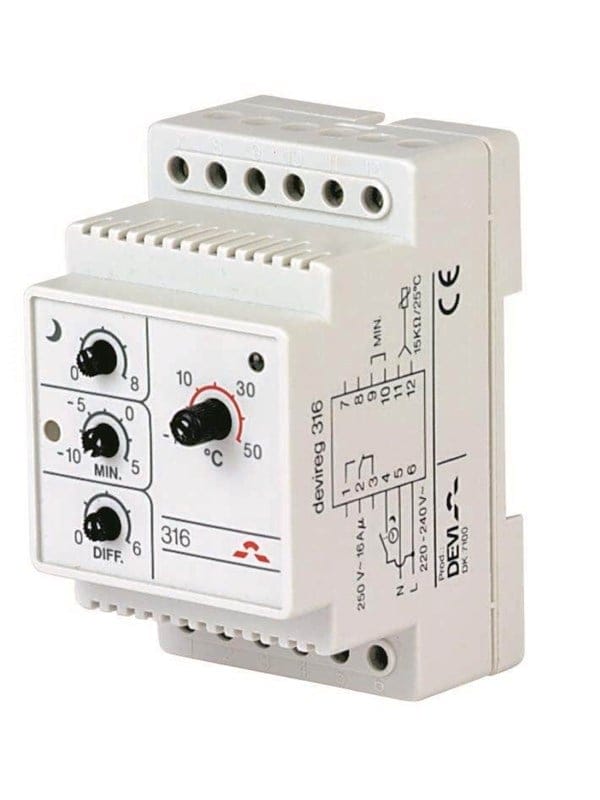 Devi Thermostat NTC-Fühler devireg 316