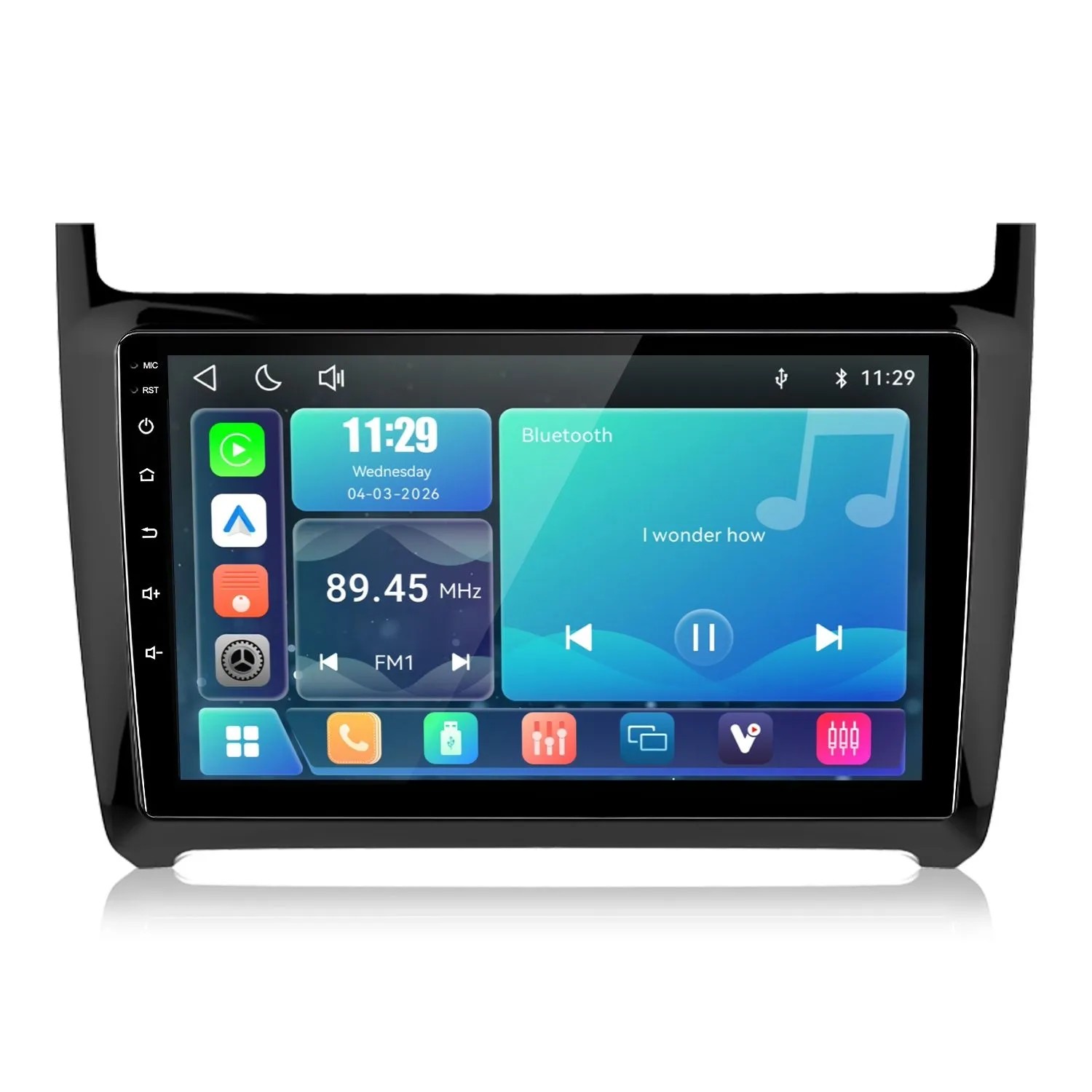 Junsun Autoradio Für VW Polo 5 2008-2020 Linux