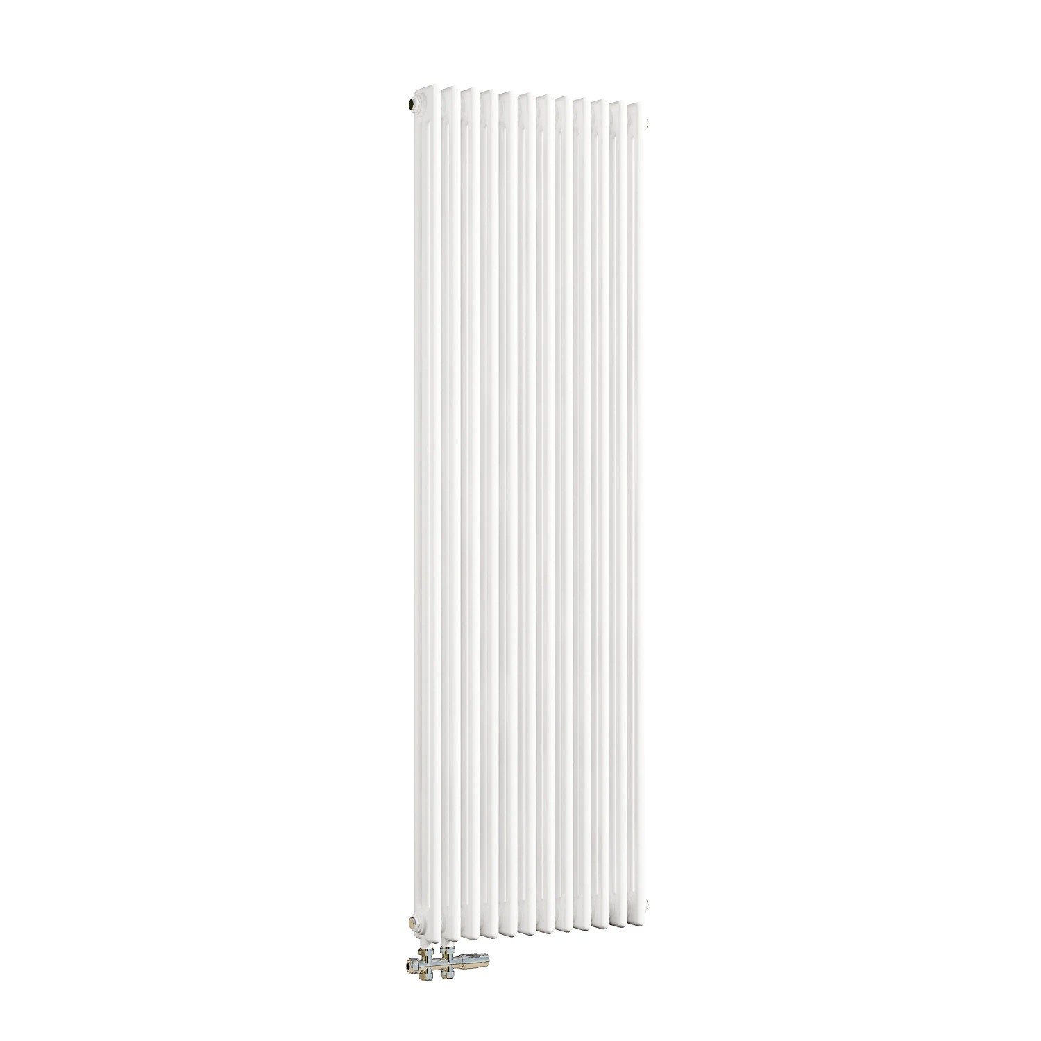 Duschparadies 1800x560mm Traditioneller Heizkörper für Warmwasserbetrieb Weiß 2291W 3Säulen
